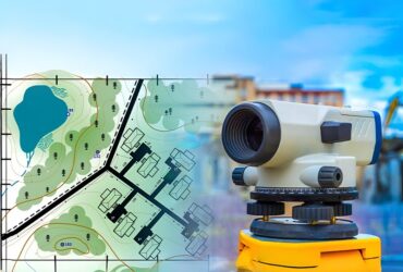 Surveying instrument used for GIS mapping and urban planning