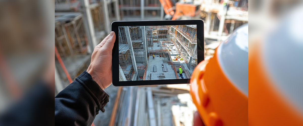  Engineers planning concrete scanning at a construction site 