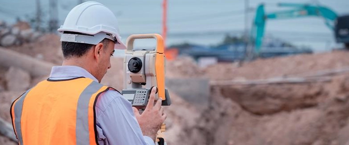 A Land Surveyor in Duty