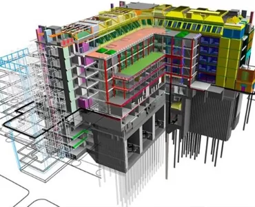 Detailed BIM model created from point cloud data Detailed BIM model created from point cloud data