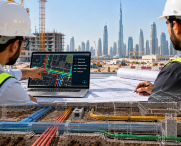 Underground utility mapping for UAE construction planning